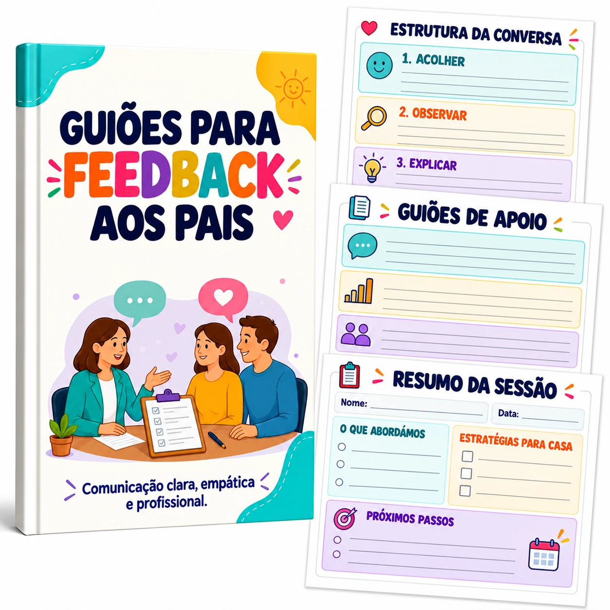 Guiões para feedback profissional aos pais